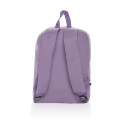 This 285 gsm recycled canvas backpack is a classic for everyday use. This bag features a spacious front and back pocket to hold your other daily essentials. With AWARE™ tracer that validates the genuine use of recycled materials. Each backpack saves -4