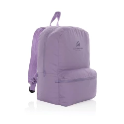 This 285 gsm recycled canvas backpack is a classic for everyday use. This bag features a spacious front and back pocket to hold your other daily essentials. With AWARE™ tracer that validates the genuine use of recycled materials. Each backpack saves -5