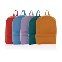 This 285 gsm recycled canvas backpack is a classic for everyday use. This bag features a spacious front and back pocket to hold your other daily essentials. With AWARE™ tracer that validates the genuine use of recycled materials. Each backpack saves -6