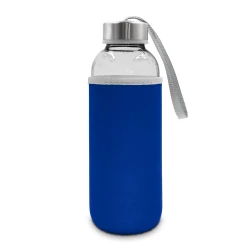 Glass bottle 420 ml with pouch | Bob (V0462-04)-3