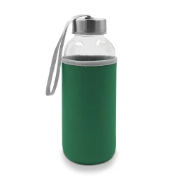 Szklana butelka 420 ml w pokrowcu | Bob (V0462-06)