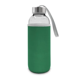 Glass bottle 420 ml with pouch | Bob (V0462-06)-3