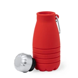 Składana butelka sportowa 550 ml z karabińczykiem (V1311-05)-2