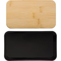 Pudełka śniadaniowe 2 szt., 2x400 ml, bambusowe wieczko, sztućce (V1215-03)-10