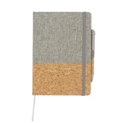 Cork notebook A5 with ball pen | Layla (V0056-19)-6