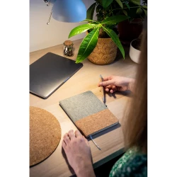 Cork notebook A5 with ball pen | Layla (V0056-19)-16