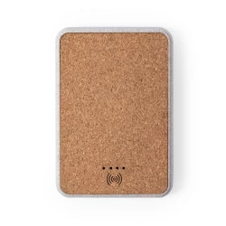 Bezprzewodowy power bank 5000 mAh ze słomy pszenicznej, ładowarka bezprzewodowa 5W (V0147-00)-3