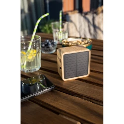 Bamboo wireless speaker 3W B'RIGHT, solar panel | Androwe (V2240-17)-12