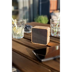 Bamboo wireless speaker 3W B'RIGHT, solar panel | Androwe (V2240-17)-13