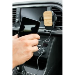 Gravity mobile phone holder for car, wireless charger 15W | Amberle (VA107-03)-9