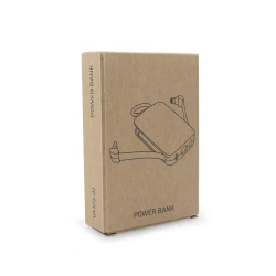 Power bank 4000 mAh, karabińczyk i lampka 1W | Dimetrice (VA109-02)-8
