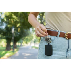 Power bank 4000 mAh, karabińczyk i lampka 1W | Dimetrice (VA109-02)-10
