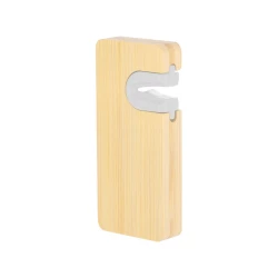 Bamboo bottle opener with knife sharpener (VA347-20)