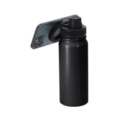 Butelka termiczna 600 ml ze stali nierdzewnej z recyklingu, magnetyczny obrotowy stojak na telefon (VA672-03)-3