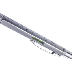 Długopis wielofunkcyjny, linijka, poziomica, touch pen (V1919-32)-5