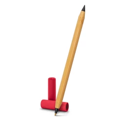 Kugelschreiber aus Bambus 2 in 1, Bleistift 