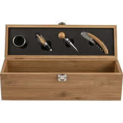 Weinset 4-tlg. in Bambusbox (V7989-17)-2