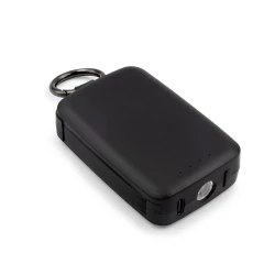 Power bank 4000 mAh, karabińczyk i lampka 1W | Dimetrice (VA109-03)-4