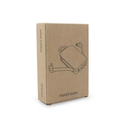Power bank 4000 mAh, karabińczyk i lampka 1W | Dimetrice (VA109-03)-8