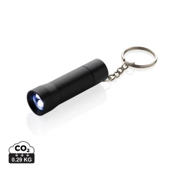 Brelok do kluczy z aluminium z recyklingu, latarka Flash (P514.0401)-11