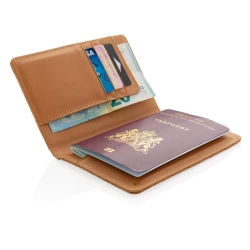 Korkowe etui na karty kredytowe i paszport, ochrona RFID (P820.459)-3