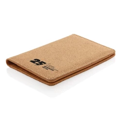 Korkowe etui na karty kredytowe i paszport, ochrona RFID (P820.459)-7