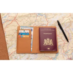Korkowe etui na karty kredytowe i paszport, ochrona RFID (P820.459)-10