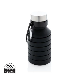 Składana butelka sportowa 550 ml z karabińczykiem (P432.621)