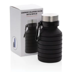 Składana butelka sportowa 550 ml z karabińczykiem (P432.621)-13
