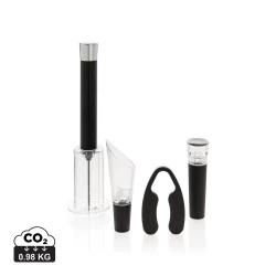 Zestaw akcesoriów do wina Vino Connoisseur, 4 el. (P911.032)