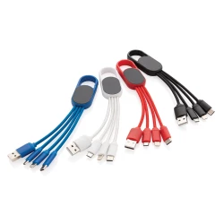Kabel do ładowania 4 w 1 z karabińczykiem (P302.073)-5