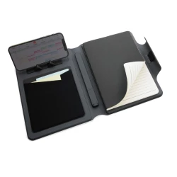 Teczka konferencyjna, notatnik A5, ładowarka bezprzewodowa, power bank 8000 mAh (P774.312)-3