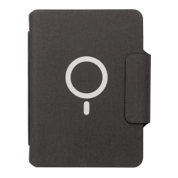 Teczka konferencyjna, notatnik A5, ładowarka bezprzewodowa, power bank 8000 mAh (P774.312)-5