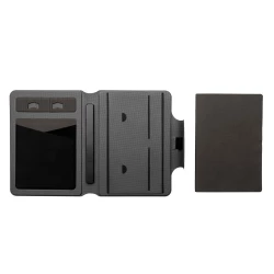Teczka konferencyjna, notatnik A5, ładowarka bezprzewodowa, power bank 8000 mAh (P774.312)-7