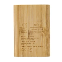 Bambusowy power bank 5000 mAh (P322.259)-5