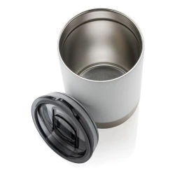 Kubek termiczny 360 ml, stal nierdzewna z recyklingu (P433.063)-4