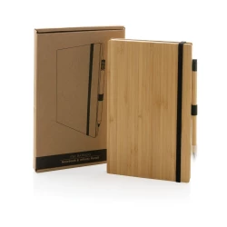 Bambusowy notatnik z ołówkiem Infinity (P774.469)-8