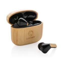 Douszne słuchawki bezprzewodowe TWS, plastik z recyklingu (P329.939)-5