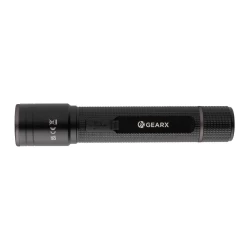 Kieszonkowa latarka Gear X, ładowana przez USB, aluminium z recyklingu (P513.901)-2