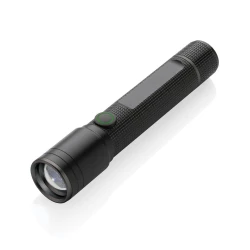 Kieszonkowa latarka Gear X, ładowana przez USB, aluminium z recyklingu (P513.901)-3