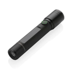 Kieszonkowa latarka Gear X, ładowana przez USB, aluminium z recyklingu (P513.901)-4