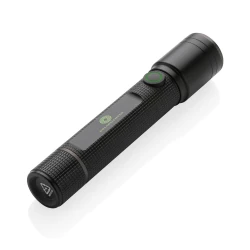 Kieszonkowa latarka Gear X, ładowana przez USB, aluminium z recyklingu (P513.901)-9